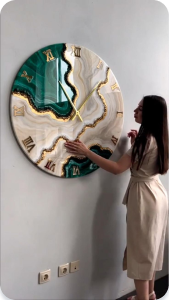 Resin wall clocks